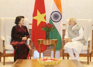 Chủ tịch Quốc hội Nguyễn Thị Kim Ngân hội kiến Thủ tướng Ấn Độ Narendra Modi